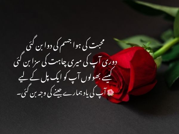 Romantic poetry expressing deep love and longing.
