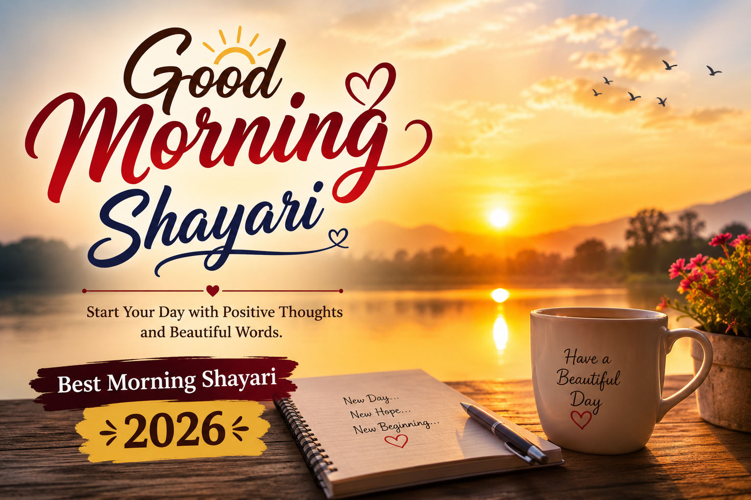 Good Morning Shayari In English - Best Morning Shayari 2026