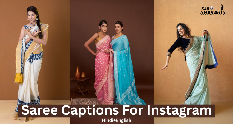 Saree Captions For Instagram In Hindi